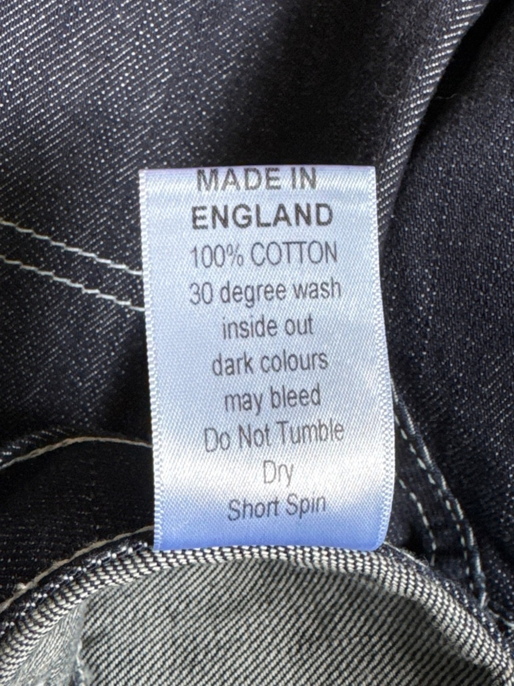 Freddies Of Pinewood Blue A-Line Denim Midi Skirt NWOT 30/W - Picture 9 of 11